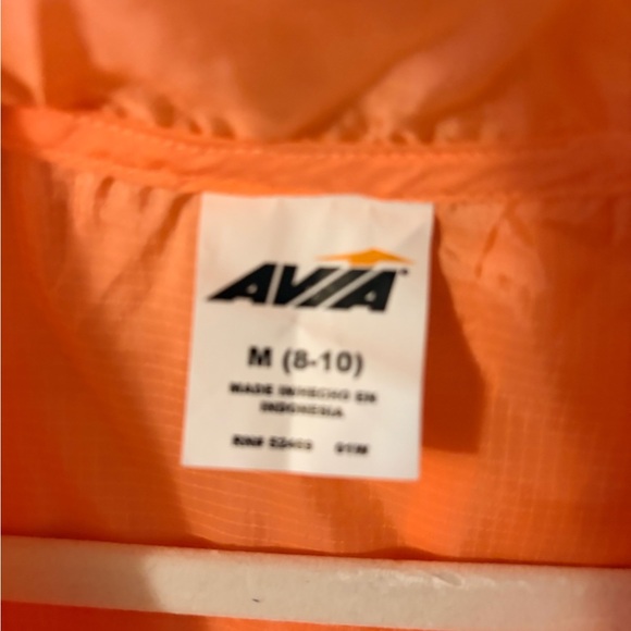 Avia Orange Colorblock Short Sleeve Hoodie & Shorts - Picture 5 of 8